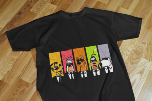 Camisetas CARICATURAS CON GAFAS (DIBUJOS ANIMADOS)